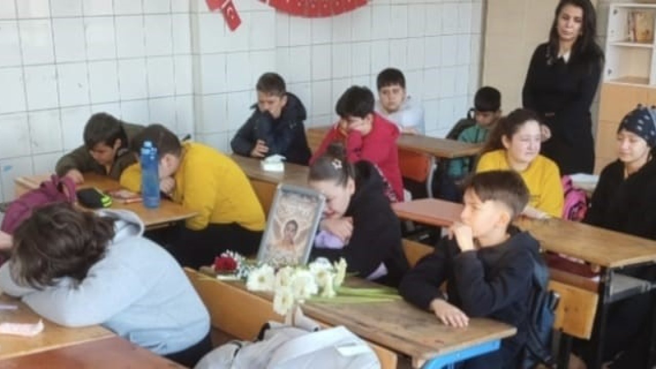 Minik Öykü’nün sınıfında hüzün ve gözyaşı hakim