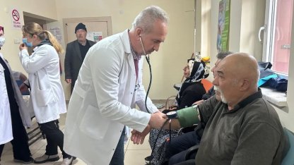 Mobil Sağlıklı Hayat Timi Bademdere’de hizmet verdi