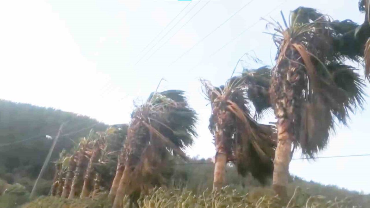 Muğla’nın Kuzey bölümleri için fırtına uyarısı