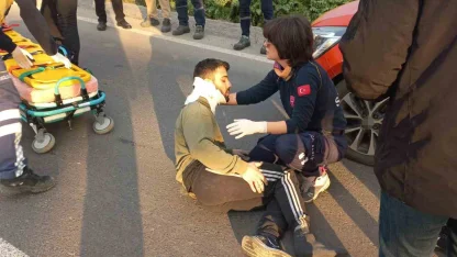 Muratlı’da trafik kazası: 1 yaralı