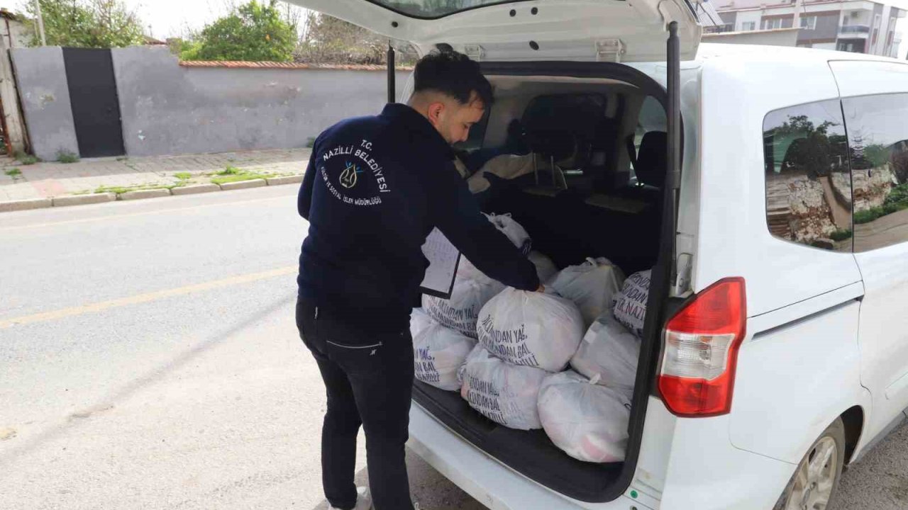 Nazilli Belediyesi Ramazan öncesi gıda yardımlarını artırdı
