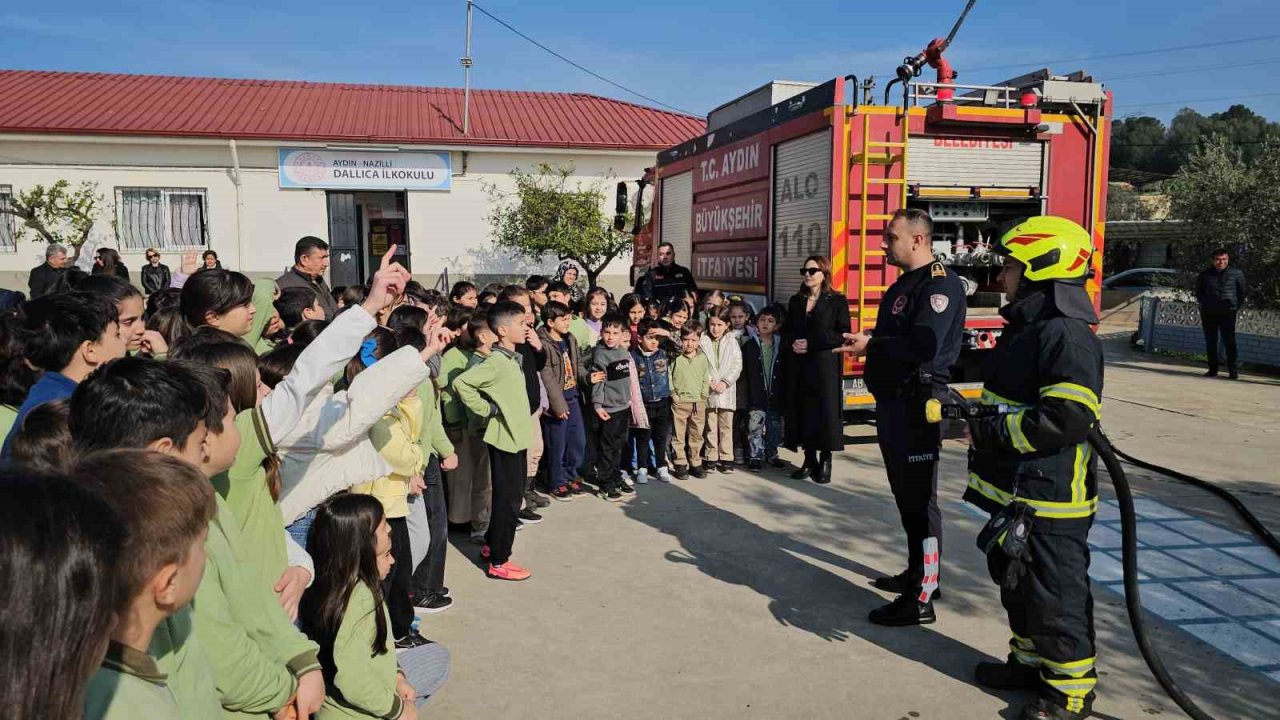 Nazilli’de öğrencilere ’Ormanları Koruma, Afet ve Yangın Eğitimi’ verildi