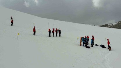 Niğde’de çığ tatbikatı gerçekleştirildi