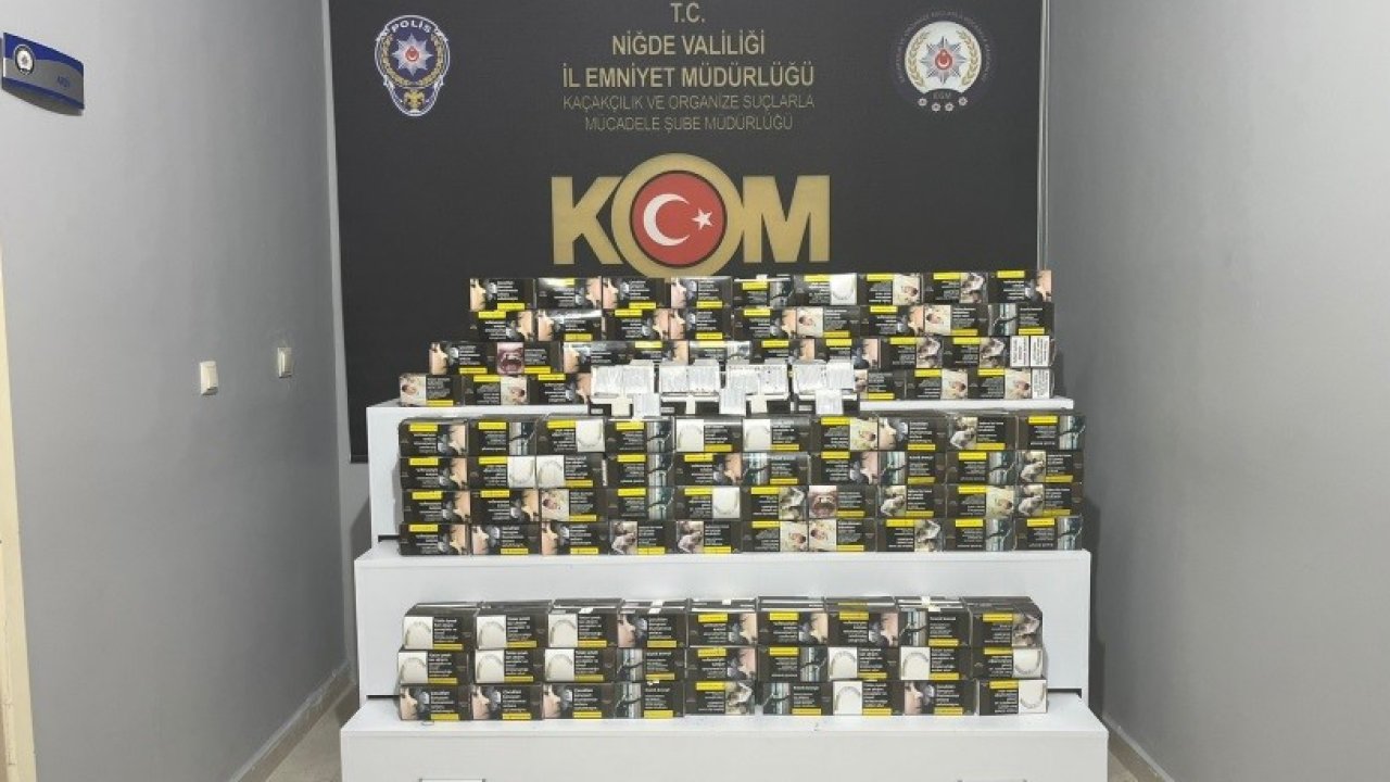Niğde’de kaçak tütün operasyonu: 2 şüpheli yakalandı