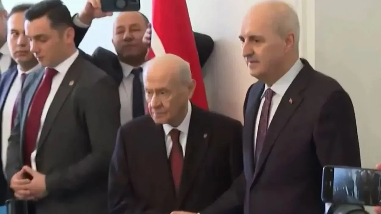 Numan Kurtulmuş'tan Bahçeli'ye ziyaret: 'Tarihi eşik aşıldı' mesajı