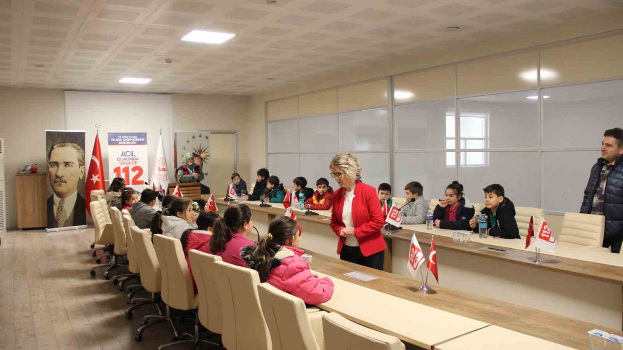 Öğrenciler 112’yi öğrendi