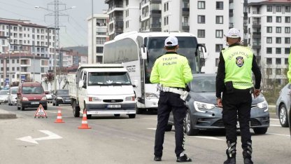 Ordu’da bir haftada 17 binden fazla araç ve sürücüsü denetlendi