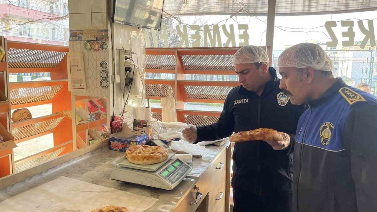 Osmaneli’nde ramazan pidesine gramaj denetimi