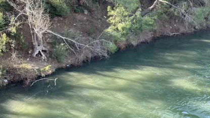 Osmaniye’de Aslantaş Barajı’nda yıllar sonra su tahliyesi başladı