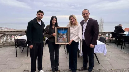 Ozan Tufan ve eşi Başkan Ekim’in konuğu oldu