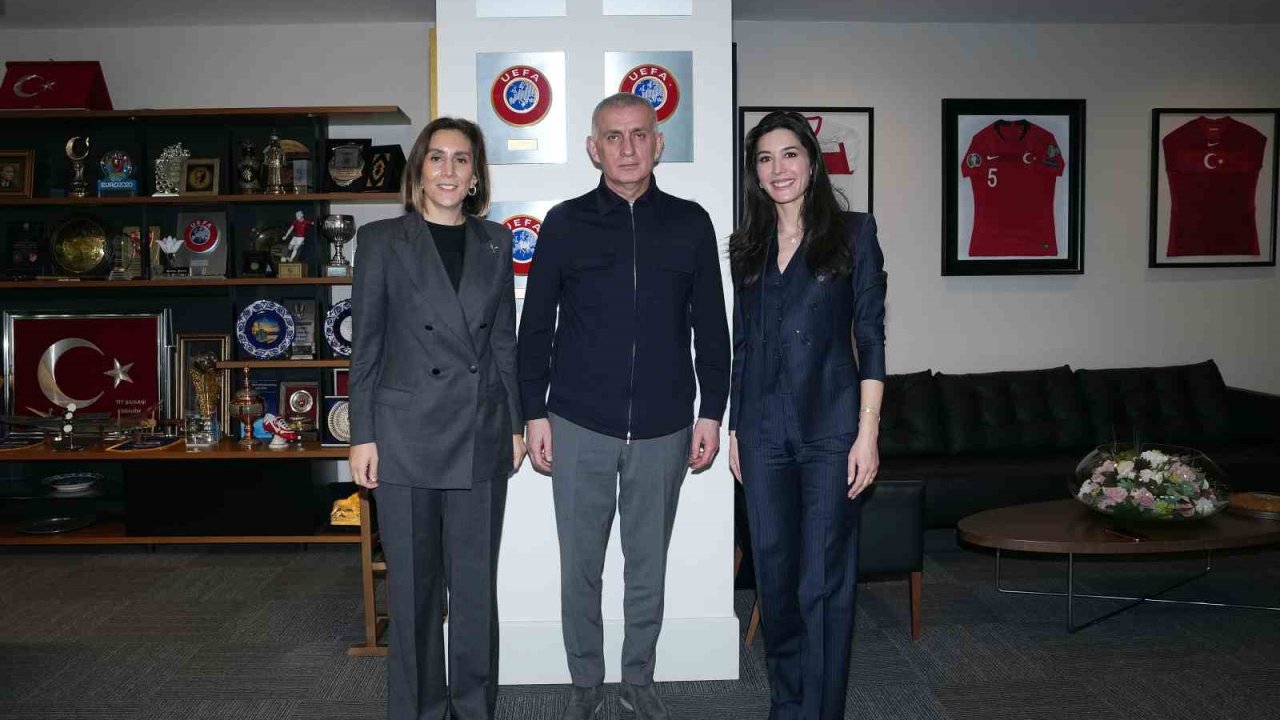 Öztopaloğlu ve Atasoy’dan TFF Başkanı Hacıosmanoğlu’na ziyaret