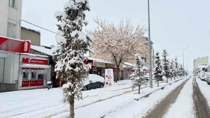 Patnos’ta kar sürprizi: İlçe merkezine 40 cm kar yağdı