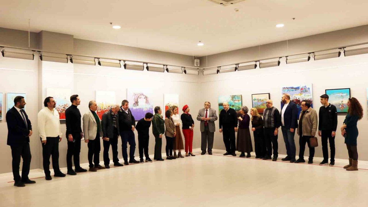 Ressam Hatice Aydoğan SANKO Sanat Galerisi’nde sergi açtı
