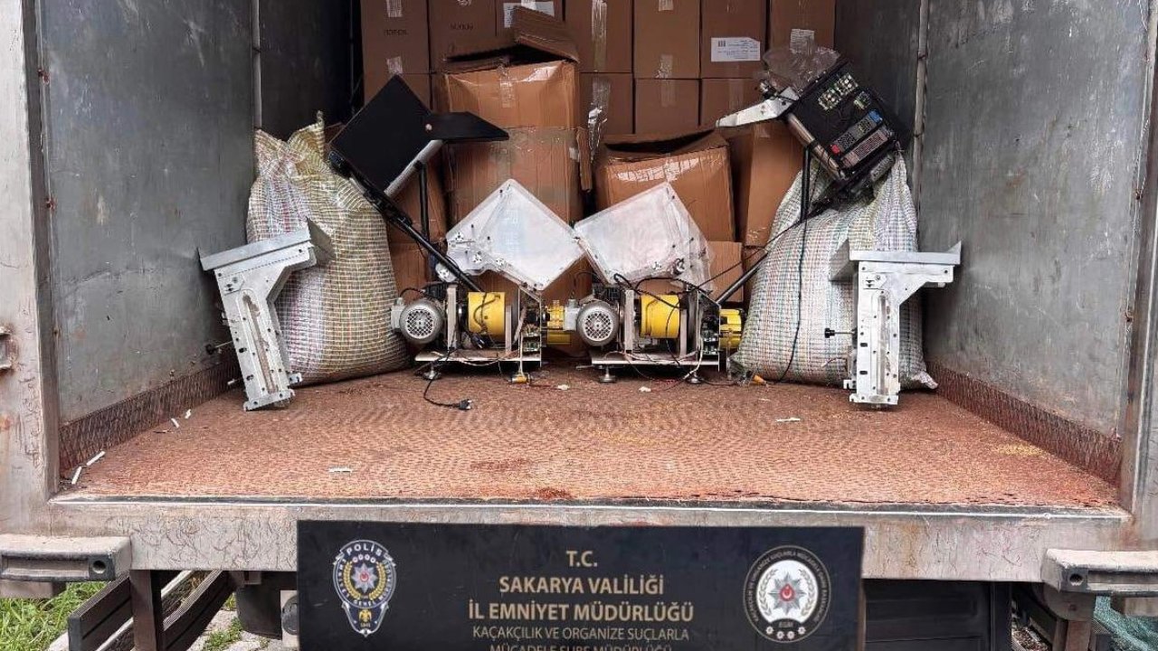 Sakarya’da kaçak tütün operasyonunda 4 şüpheli yakalandı