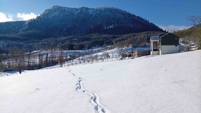 Sakarya’nın yüksek kesimleri yeniden karla buluştu