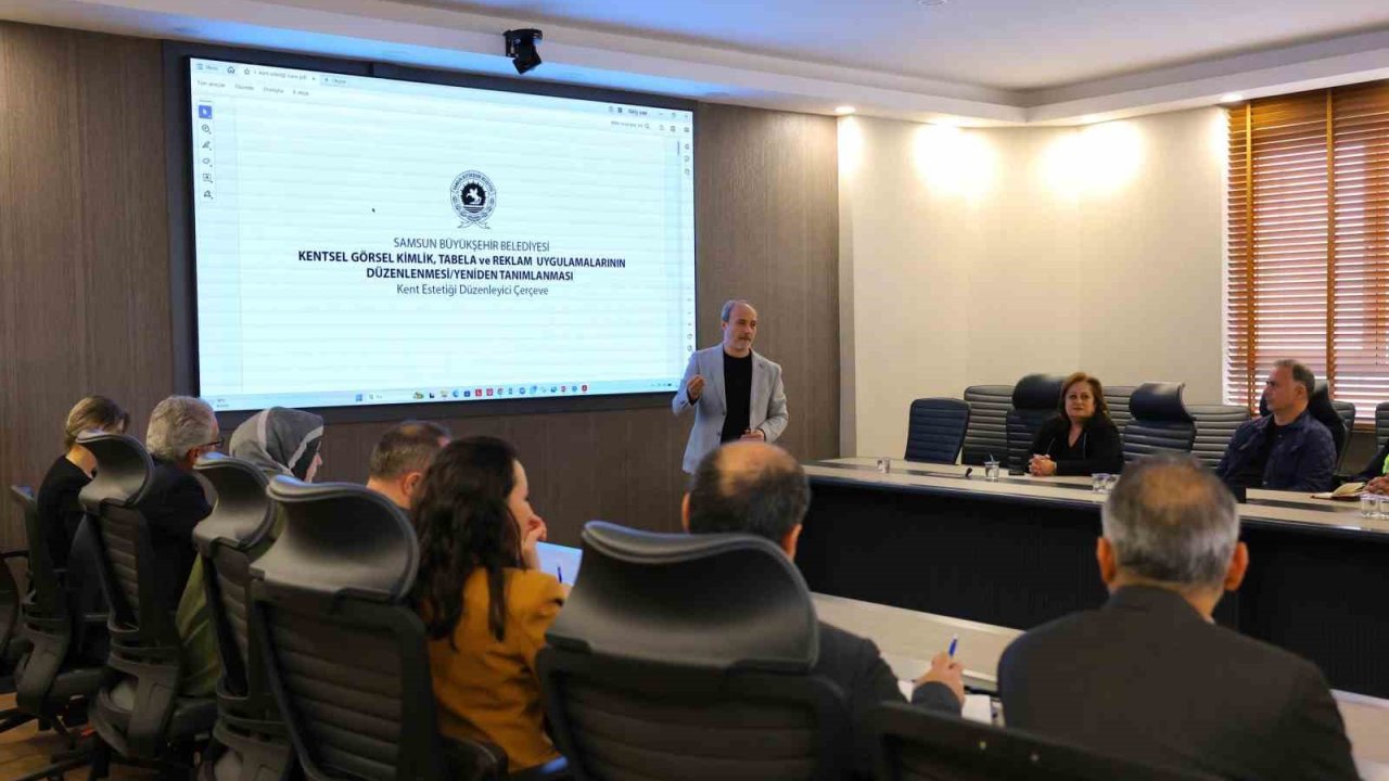 Samsun’da tabela kirliliğine neşter