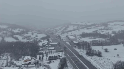 Samsun’da yüksek kesimler beyaza büründü
