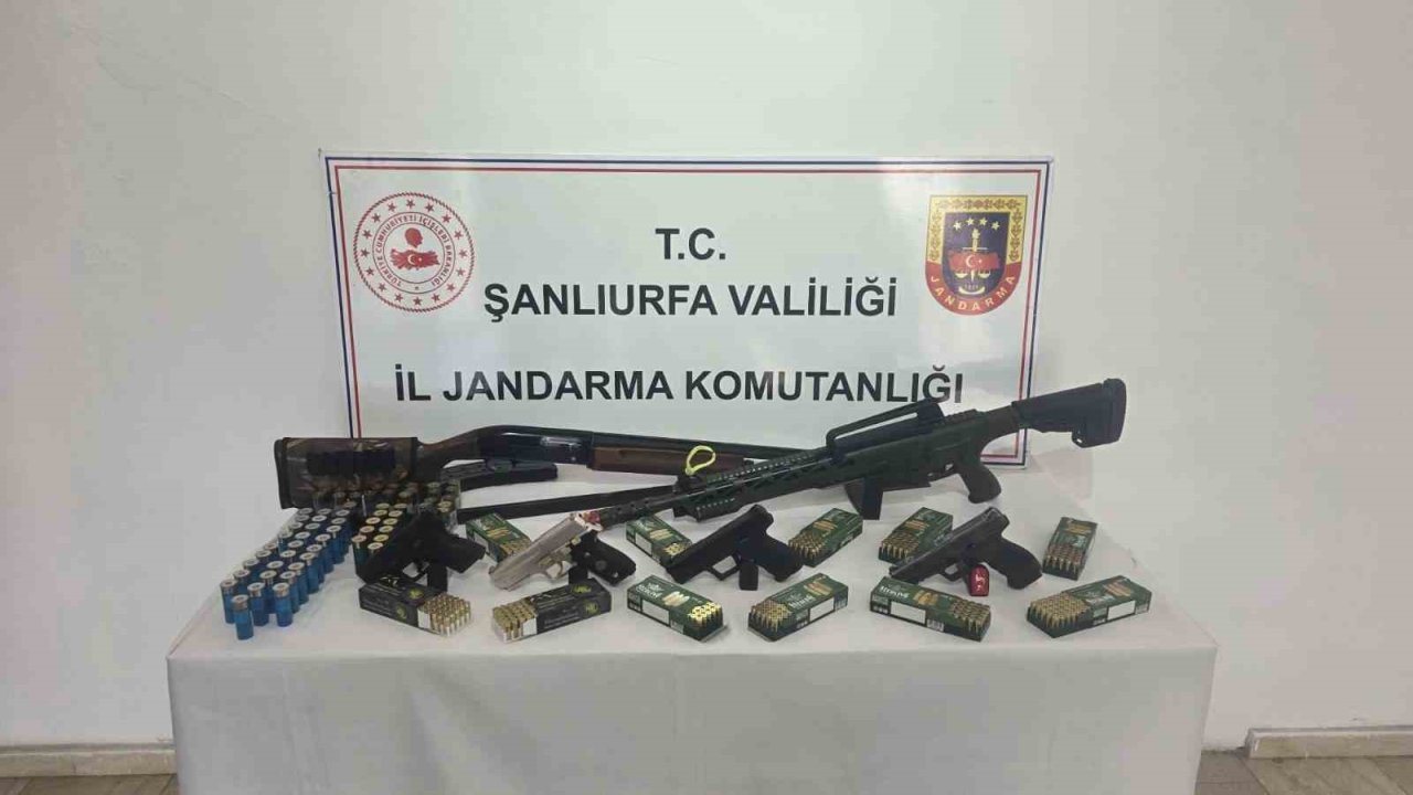 Şanlıurfa’da ruhsatsız silah operasyonu: 1 gözaltı