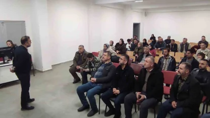 Sason’da arıcılığı geliştirme projesi kapsamında 70 adaya eğitim verildi