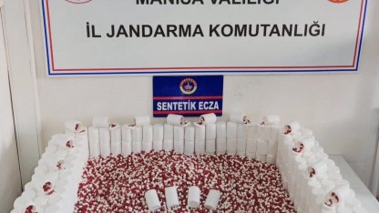 Şehzadeler’de 20 bin 345 sentetik hap ele geçirildi