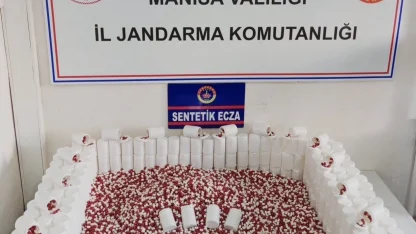Şehzadeler’de 20 bin 345 sentetik hap ele geçirildi