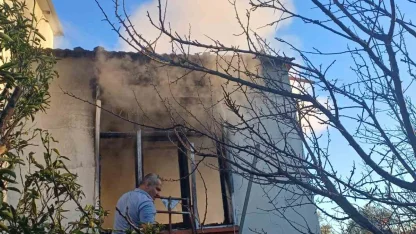 Serik’te ev yangını: Yaşlı kadın hayatını kaybetti