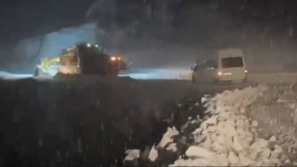 Siirt’te kar yağışı nedeniyle 117 köy yolu ulaşıma kapandı