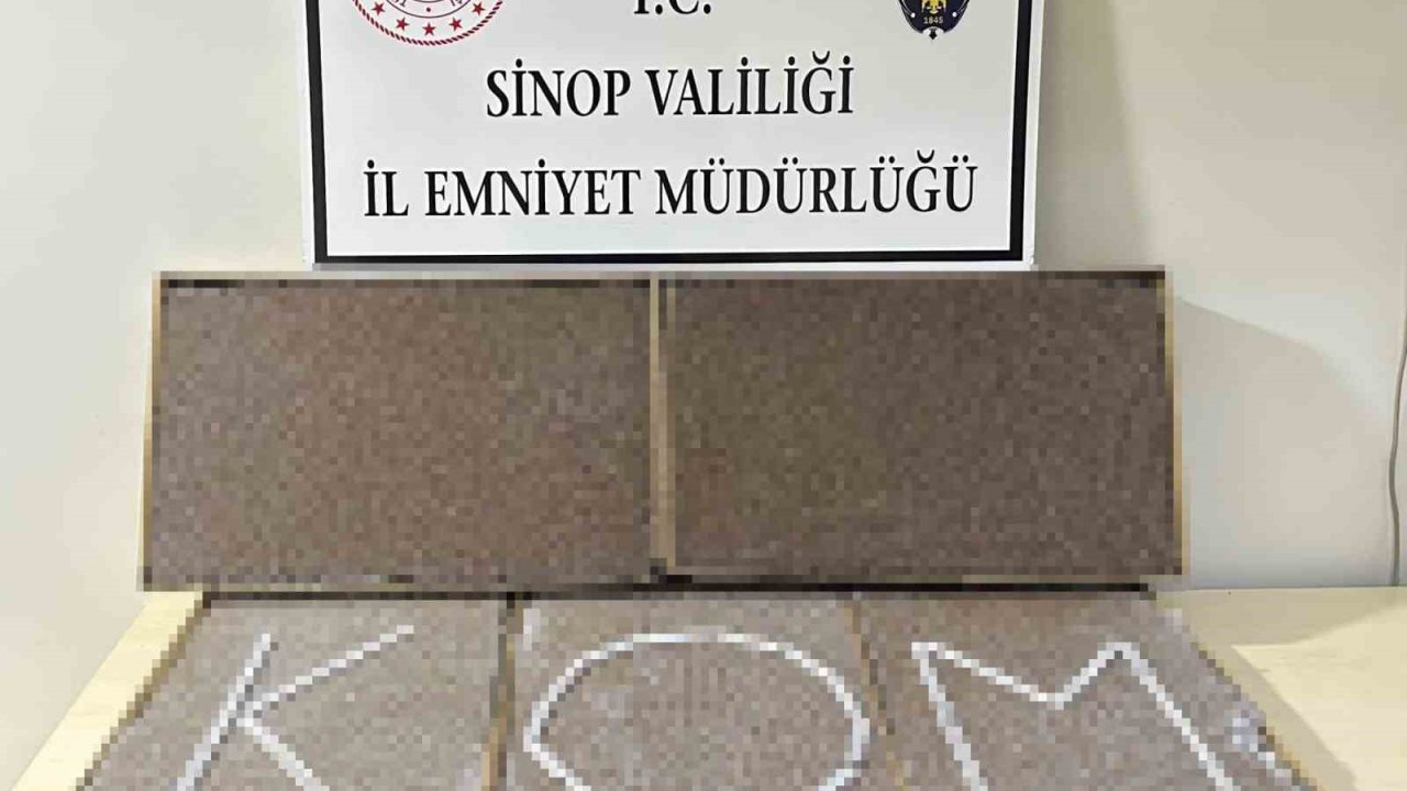 Sinop’ta 27 bin dal dolu makaron ele geçirildi