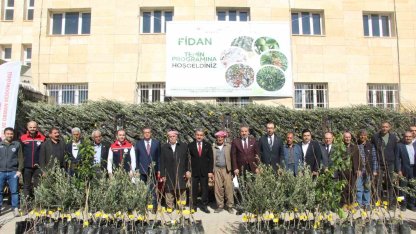 Şırnak’ta 25 bin 200 fidan toprakla buluştu: 810 dekar meyve bahçesi oluyor