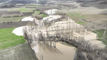 Son 20 yılın en yüksek miktarda yağışı görüldü, tarım arazileri sular altında kaldı