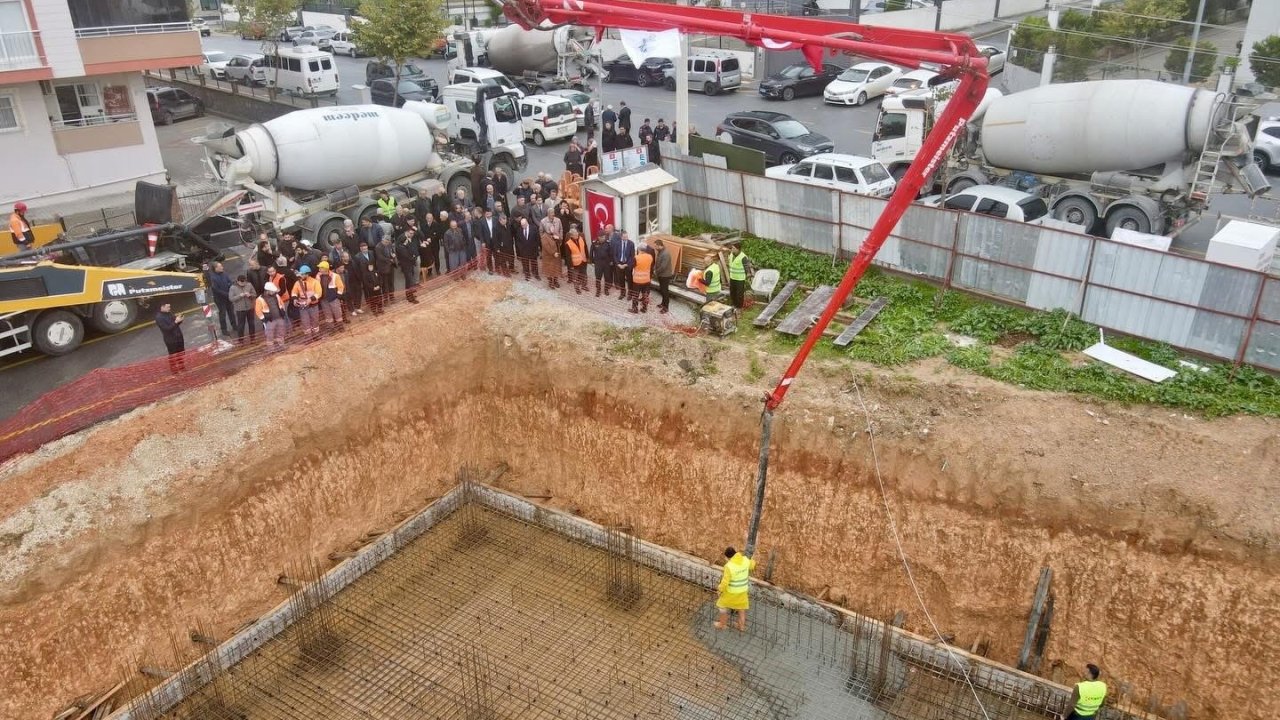 Tarsus’ta cami temeli atıldı