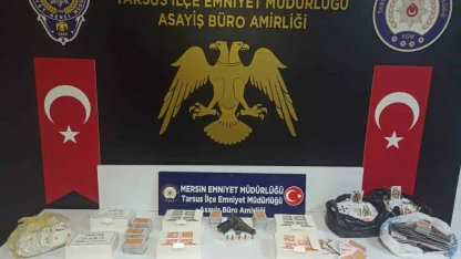 Tarsus’ta kahve ve derneklere kumar baskını