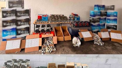 Tekirdağ’da "Türkiye Duman" uygulaması: 4 aranan şahıs yakalandı, 47 kilogram tütün ele geçirildi