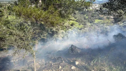 Temizlik yaparken yangın çıkardılar