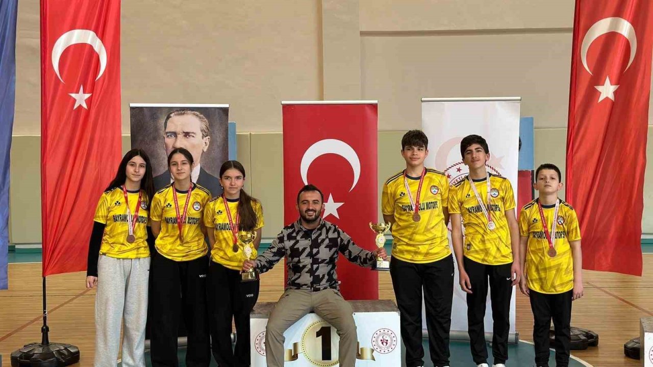 Türkeli, ilden 4 kupa ve 13 madalya ile döndü