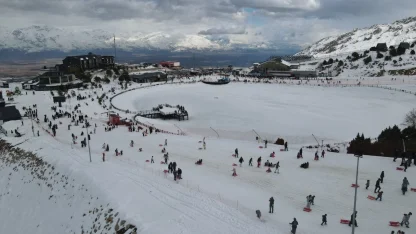 Türkiye’nin en uzun pistinde yoğunluk havadan görüntülendi