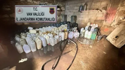 Van’da 531 litre kaçak motorin ele geçirildi