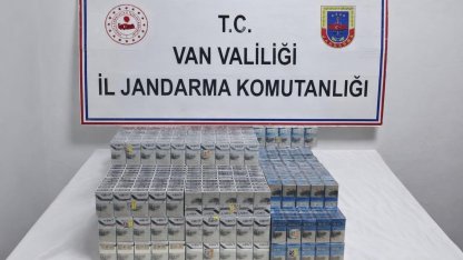 Van’da kaçak sigara operasyonu