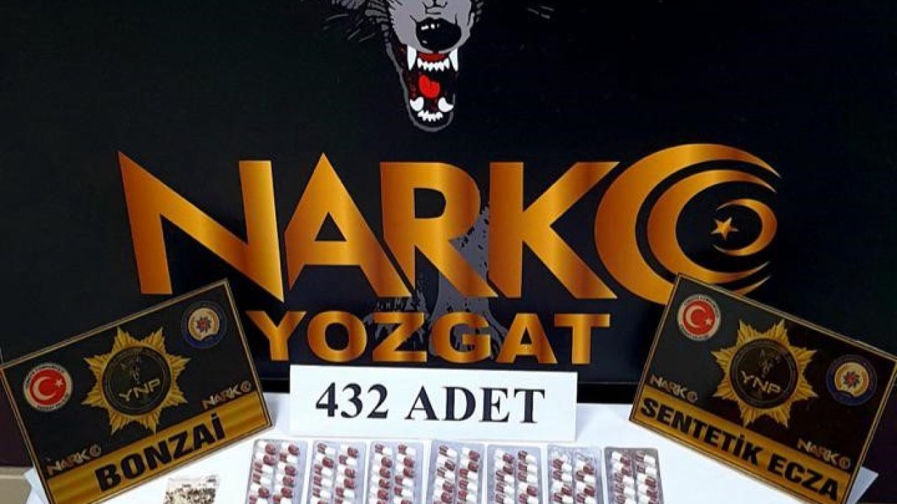 Yozgat’ta 432 adet sentetik ele geçirildi