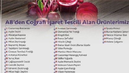 Adana şalgamı, AB’den coğrafi işaret tescili aldı