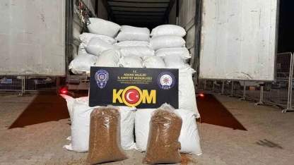 Adana’da 3 ton kaçak tütün ele geçirildi