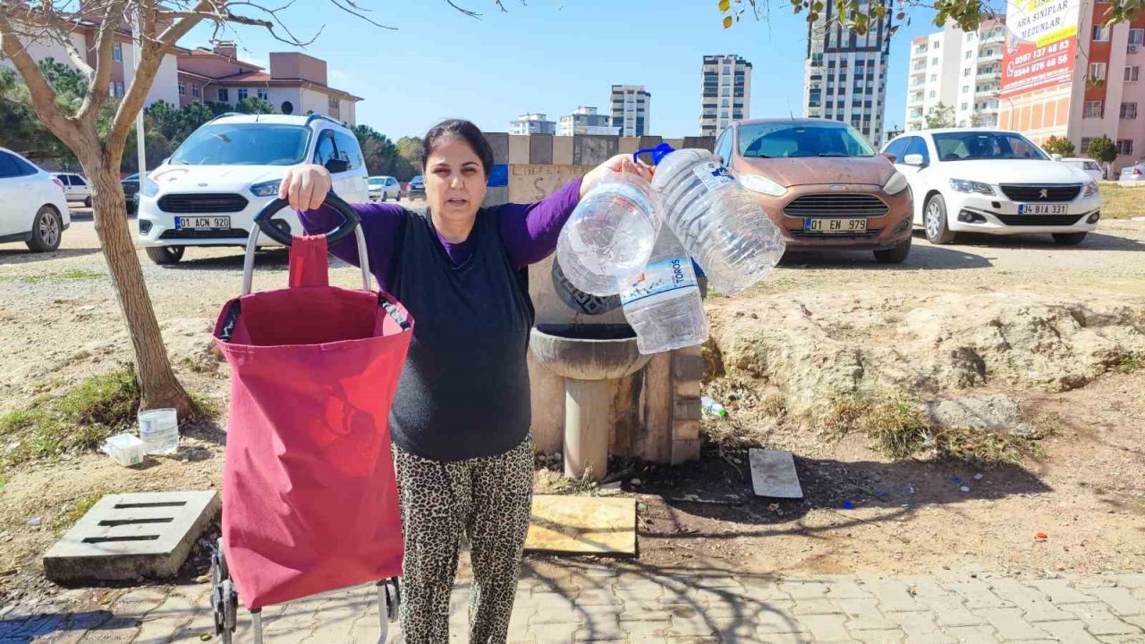Adana’da 5 gündür su yok: Vatandaş tepki gösterdi