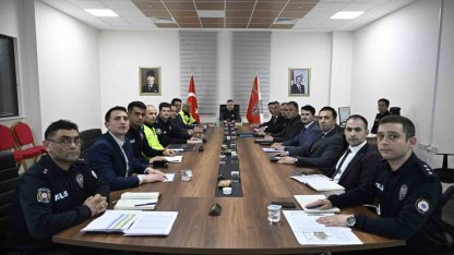 Adıyaman’da haftalık asayiş değerlendirme toplantısı yapıldı
