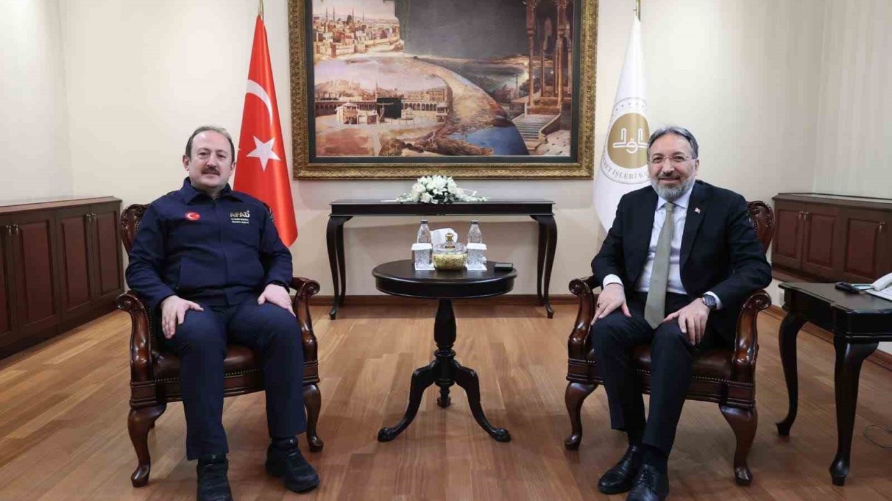 AFAD ile Diyanet İşleri Başkanlığı iş birliği içinde yürütülen çalışmalar değerlendirildi