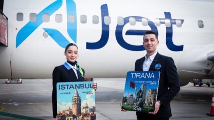 AJet, Arnavutluk başkenti Tiran seferlerini başlattı