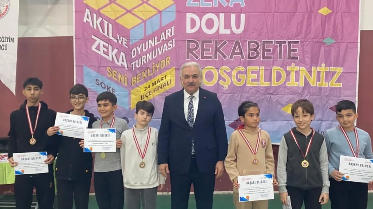 Akıl ve Zeka Oyunları İlçe Turnuvası Söke’de tamamlandı