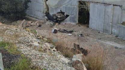 Alanya’da otomobil muz serasına devrildi: 1 ölü, 1 yaralı