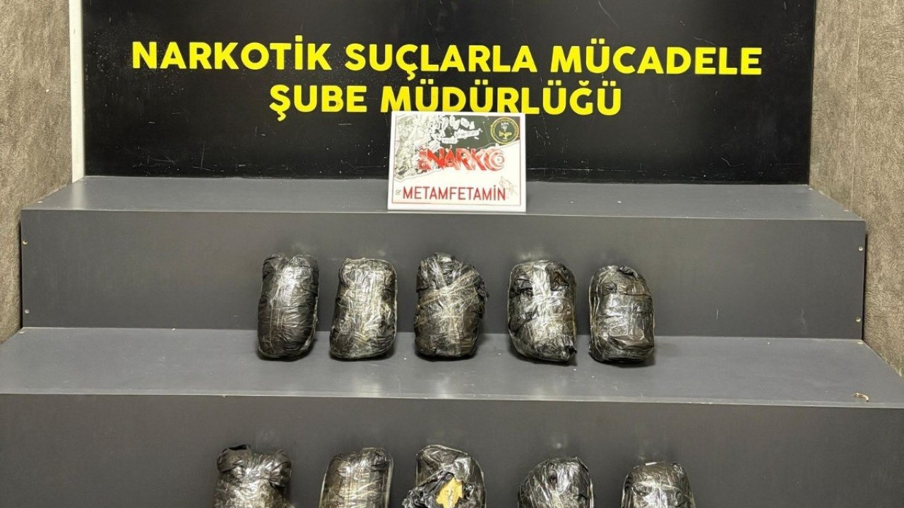 ’Alis’ tepki verdi, araçtan 10 kilo uyuşturucu çıktı