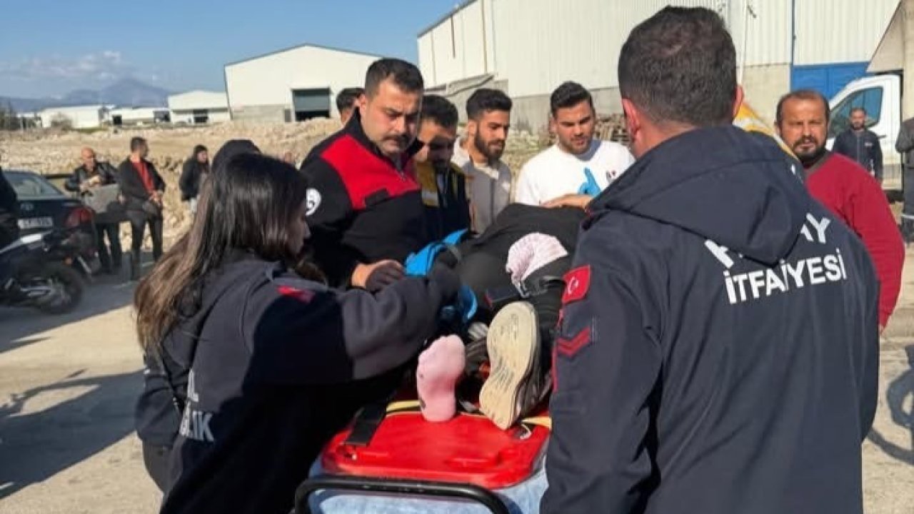 Antakya’da trafik kazası: 1 yaralı