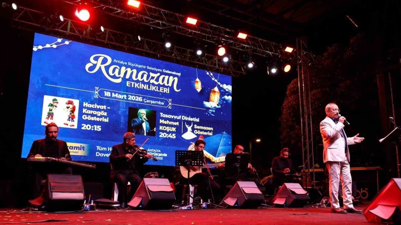 Antalya Büyükşehir Belediyesi’nin Ramazan etkinlikleri yoğun ilgi gördü